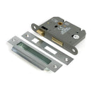 From The Anvil - Satin Chrome 3" Heavy Duty Bathroom Mortice Lock - 51795 - Choice Handles