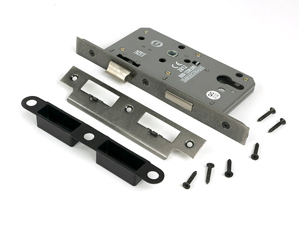 From The Anvil - Pewter Euro Din Sash Lock - 60mm Backset/72mm Centre - 51799