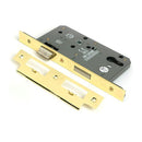 From The Anvil - Polished Brass Euro Din Sash Lock - 60mm Backset/72mm Centre - 51800 - Choice Handles