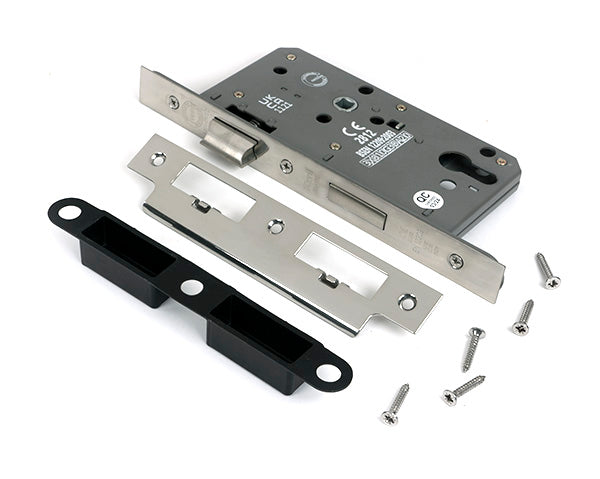 From The Anvil - Polished Chrome Euro Din Sash Lock - 60mm Backset/72mm Centre - 51804