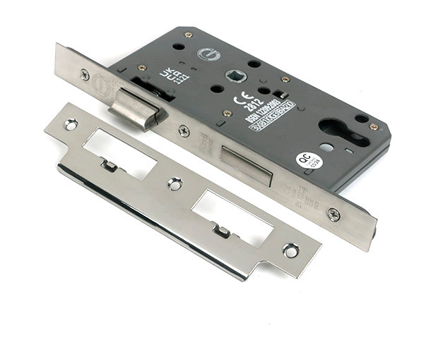 From The Anvil - Polished Chrome Euro Din Sash Lock - 60mm Backset/72mm Centre - 51804