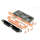 From The Anvil - Polished Bronze Euro Din Sash Lock - 60mm Backset/72mm Centre - 51807 - Choice Handles