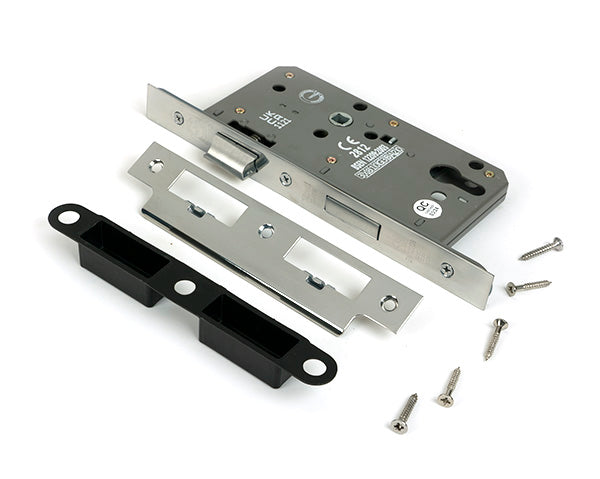 From The Anvil - Polished SS Euro Din Sash Lock - 60mm Backset/72mm Centre - 51808