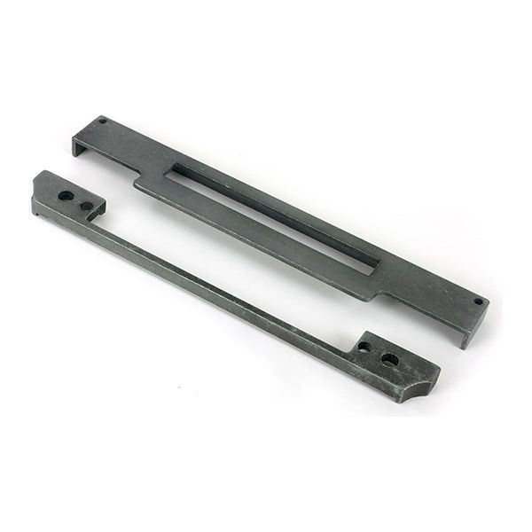 From The Anvil - Pewter ½" Rebate Kit for Euro Din Sash Lock - 51809 - Choice Handles