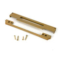 From The Anvil - Satin Brass ½" Rebate Kit for Euro Din Sash Lock - 51812 - Choice Handles