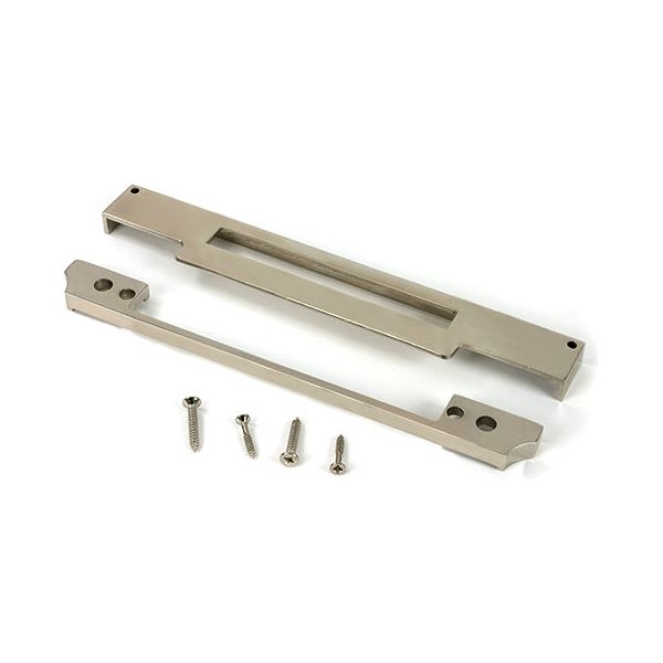 From The Anvil - Polished Nickel ½" Rebate Kit for Euro Din Sash Lock - 51813 - Choice Handles