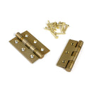 From The Anvil - Satin Brass 3" Ball Bearing Butt Hinge (Pair) ss - 51821 - Choice Handles