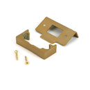 From The Anvil - Satin Brass ½" Rebate Kit for Tubular Mortice Latch - 51826 - Choice Handles