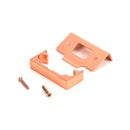 From The Anvil - Polished Bronze ½" Rebate Kit for Tubular Mortice Latch - 51830 - Choice Handles