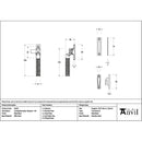 From The Anvil - Matt Black Locking Brompton Fastener - RH - 51842 - Choice Handles