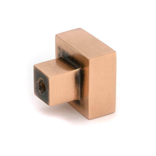 From The Anvil - Polished Bronze Albers Cabinet Knob - 25mm - 51860 - Choice Handles