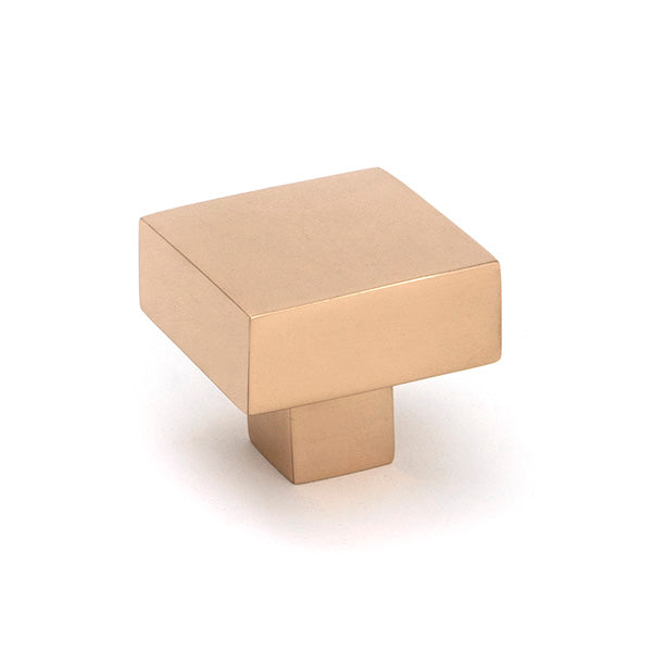 From The Anvil - Polished Bronze Albers Cabinet Knob - 30mm - 51861 - Choice Handles