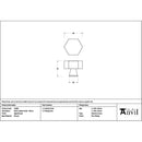 From The Anvil - Aged Bronze Kahlo Cabinet Knob - 38mm - 51869 - Choice Handles