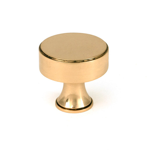 From The Anvil - Polished Bronze Scully Cabinet Knob - 32mm - 51889 - Choice Handles
