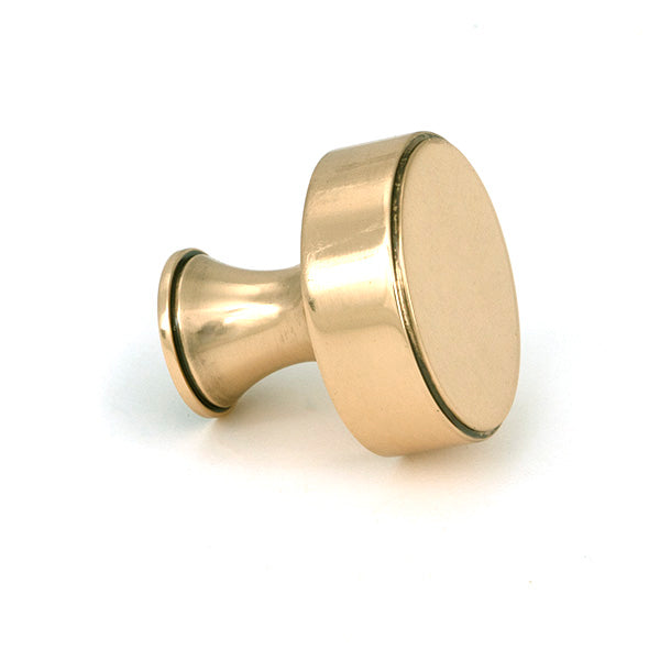 From The Anvil - Polished Bronze Scully Cabinet Knob - 38mm - 51890 - Choice Handles