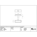 From The Anvil - Polished Bronze Scully T-Bar - 51891 - Choice Handles