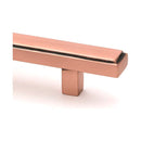 From The Anvil - Polished Bronze Scully Pull Handle - Small - 51892 - Choice Handles