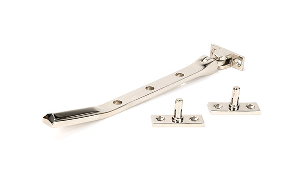 From The Anvil - Polished Nickel Art Deco 8" Stay - 51897