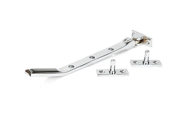 From The Anvil - Polished Chrome Art Deco 8" Stay - 51898