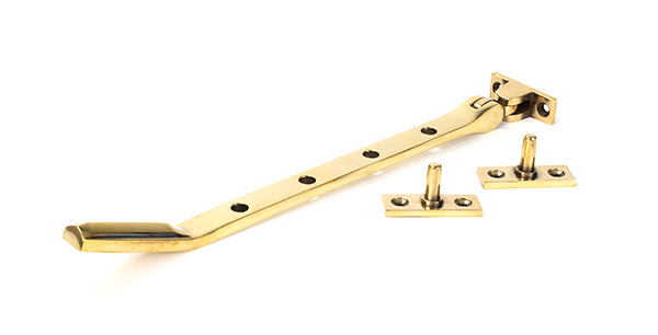 From The Anvil - Aged Brass Art Deco 10" Stay - 51902
