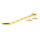 From The Anvil - Polished Brass Art Deco 12" Stay - 51907 - Choice Handles