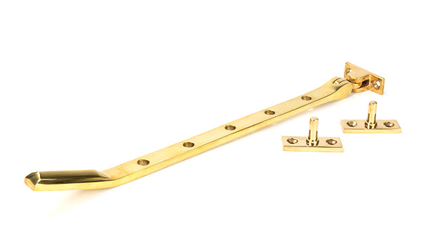 From The Anvil - Polished Brass Art Deco 12" Stay - 51907