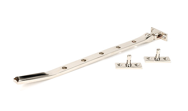 From The Anvil - Polished Nickel Art Deco 12" Stay - 51909