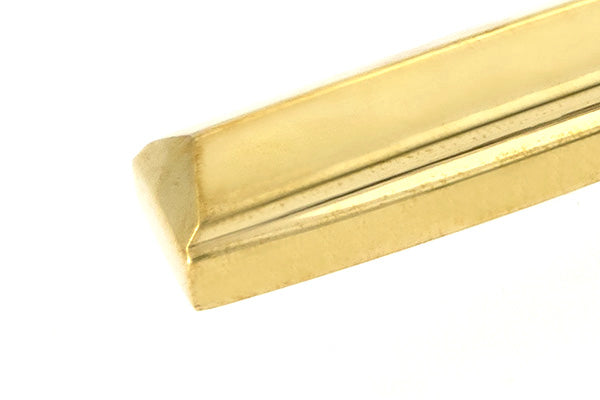 From The Anvil - Polished Brass Locking Art Deco Fastener - LH - 51913