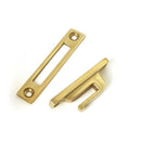 From The Anvil - Polished Brass Locking Art Deco Fastener - LH - 51913 - Choice Handles