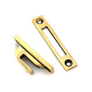 From The Anvil - Aged Brass Locking Art Deco Fastener - LH - 51914 - Choice Handles