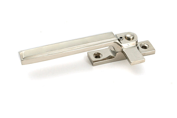 From The Anvil - Polished Nickel Locking Art Deco Fastener - LH - 51915