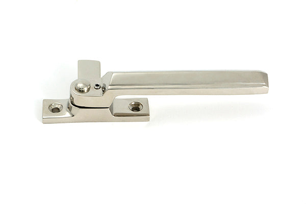 From The Anvil - Polished Nickel Locking Art Deco Fastener - LH - 51915
