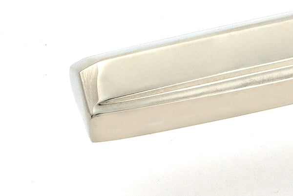 From The Anvil - Polished Nickel Locking Art Deco Fastener - LH - 51915