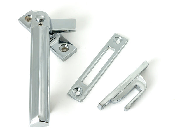 From The Anvil - Polished Chrome Locking Art Deco Fastener - LH - 51916