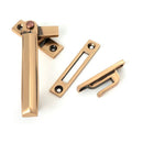 From The Anvil - Polished Bronze Locking Art Deco Fastener - LH - 51918 - Choice Handles