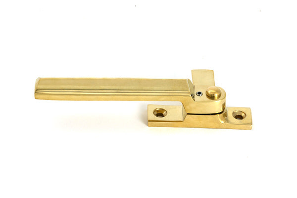 From The Anvil - Polished Brass Locking Art Deco Fastener - RH - 51919
