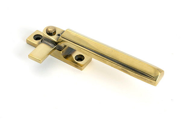 From The Anvil - Aged Brass Locking Art Deco Fastener - RH - 51920
