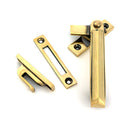 From The Anvil - Aged Brass Locking Art Deco Fastener - RH - 51920 - Choice Handles