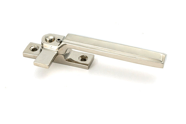 From The Anvil - Polished Nickel Locking Art Deco Fastener - RH - 51921