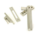 From The Anvil - Polished Nickel Locking Art Deco Fastener - RH - 51921 - Choice Handles