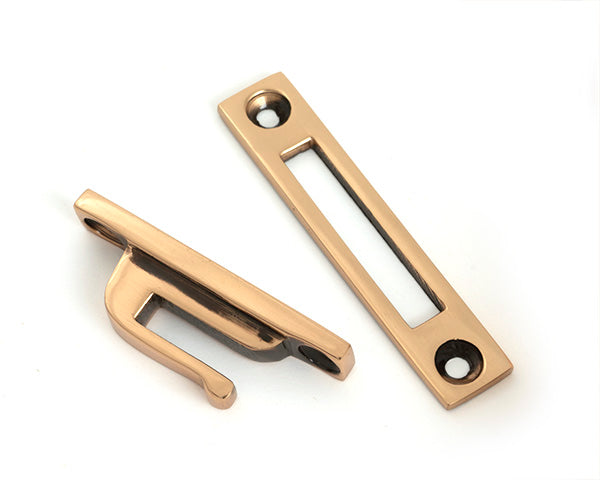 From The Anvil - Polished Bronze Locking Art Deco Fastener - RH - 51924