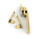 From The Anvil - Aged Brass Night-Vent Locking Art Deco Fastener - 51926 - Choice Handles