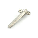 From The Anvil - Polished Nickel Night-Vent Locking Art Deco Fastener - 51927 - Choice Handles