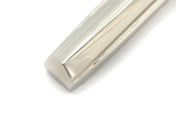 From The Anvil - Polished Nickel Night-Vent Locking Art Deco Fastener - 51927
