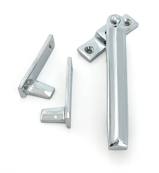 From The Anvil - Polished Chrome Night-Vent Locking Art Deco Fastener - 51928