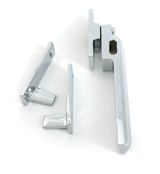 From The Anvil - Polished Chrome Night-Vent Locking Art Deco Fastener - 51928