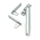 From The Anvil - Polished Chrome Night-Vent Locking Art Deco Fastener - 51928 - Choice Handles