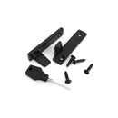 From The Anvil - Aged Bronze Night-Vent Locking Art Deco Fastener - 51929 - Choice Handles