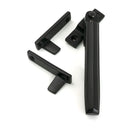 From The Anvil - Aged Bronze Night-Vent Locking Art Deco Fastener - 51929 - Choice Handles