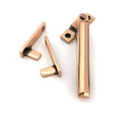 From The Anvil - Polished Bronze Night-Vent Locking Art Deco Fastener - 51930 - Choice Handles